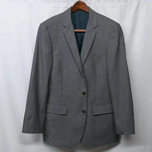 J.CREW Thompson 42L Gray Stripe A9554 2 Button Blazer Jacket Sport Coat - Picture 1 of 10