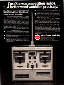 Cox Sanwa championSHIP Radio System Print Ad Ephemera Wall Art Decor - Picture 1 of 1