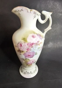 Vintage Royal Crown Chantilly Rose Hand Painted 1938 Creamer 8 1/4" - Picture 1 of 10