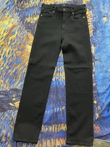 Citizens of Humanity Jeans Pants 28 Black Cara High Rise Cigarette Ankle H27 - Picture 1 of 5
