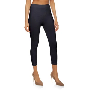 Women's Capri Leggings 3/4 Cropped High Waist Workout Yoga Pants - Picture 1 of 6
