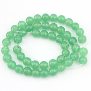 Wholesale Real Multi-Color 4-14mm Jade Round Gemstone Loose Beads 15'' Strand AA