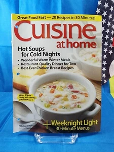 Cuisine At Home Magazine January February 2013 Hot Soups - Imagen 1 de 2
