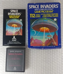 Space Invaders gioco originale 1980 Atari 2600 - Foto 1 di 3
