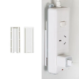 6Pcs socket hanging extension cord flat plug power strip holder fixator Hanging - Picture 1 of 12