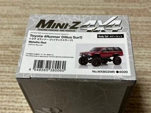 Kyosho Mini-Z Body Toyota 4Runner Metallic Red Body Set - Picture 1 of 2