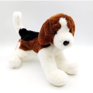 Douglas Charleston Mini Beagle Dog Plush 9" Stuffed Animal Brown Black - Imagen 1 de 7