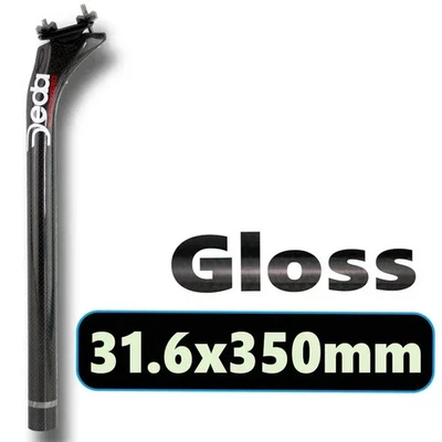 Tija de sillín de carbono Super Zero 20 grados tubo de asiento de carretera/montaña tijas de sillín de bicicleta Foto 1 de 4