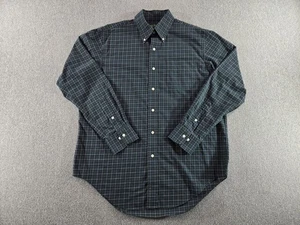 Lauren Ralph Lauren Herren Langarm Hemd blau grün kariert kariert Gr. 16 36/37 - Bild 1 von 7