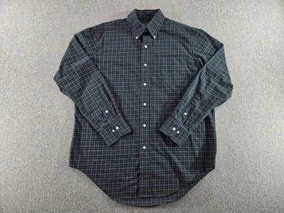 Lauren Ralph Lauren Men’s Long Sleeve Shirt Blue Green Plaid Check Size 16 36/37 - Image 1 of 4