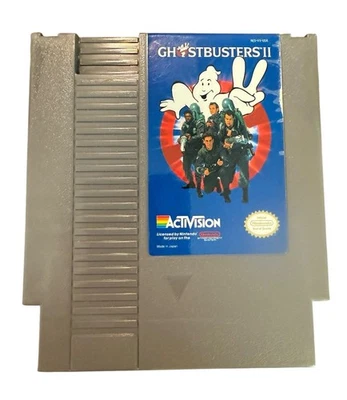 GHOSBUSTERS II (Nintendo Entertainment System NES, 1990) -Tested, Cartridge Only - Image 1 of 3