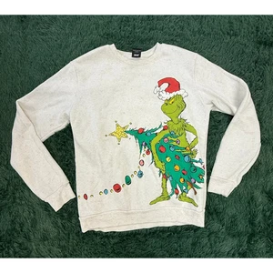 2024 The Grinch Medium Pullover Christmas/Holiday Sweatshirt Unisex - Picture 1 of 5