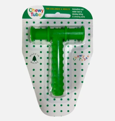 Зеленые жевательные трубки нетоксичное оральное моторное жевательное устройство для навыков кусания - Изображение 1 из 2
