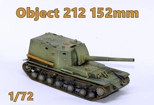 PRO BUILT 1/72 Object 212 152mm- ready model- NEW!!! - Picture 1 of 6
