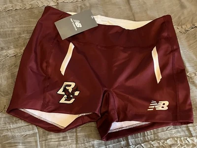 BOSTON COLLEGE Athletic NEW BALANCE Active Women's MEDIUM Shorts FREE SHIPPING - Image 1 of 3