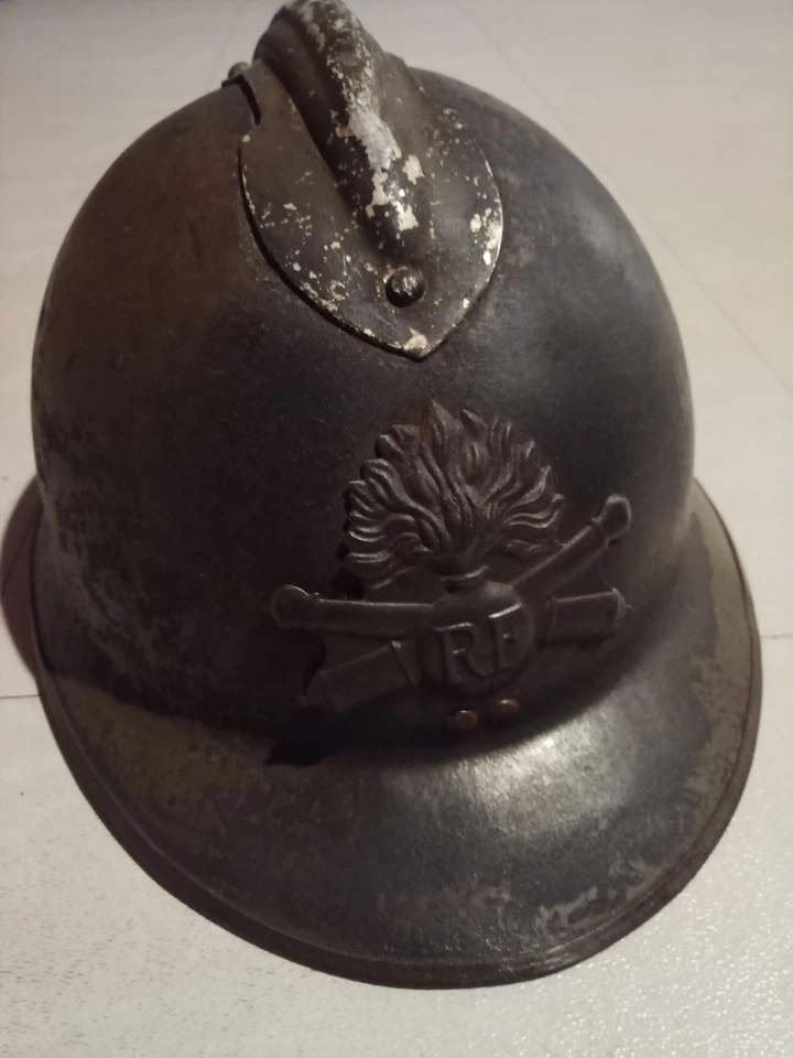 Casque Adrian artillerie WW2 - Photo 1/4