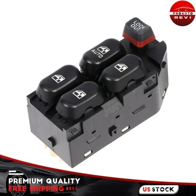 Interruptor de ventana eléctrica para Chevrolet Lumina 1995-97 1998-99 2000-01 delantero izquierdo Foto 1 de 4