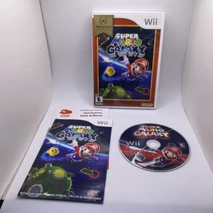Super Mario Galaxy (Nintendo Wii, 2007) Nintendo Selects Komplett CIB Getestet - Bild 1 von 7