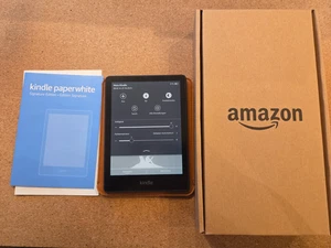 Amazon Kindle Paperwhite Signature Edition 11. Gen 32GB inkl. Etui - Bild 1 von 3