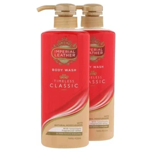 2x400ml Body Wash Imperial Leather Classic Moisturizer & Shower Gel Conditioner - Picture 1 of 6
