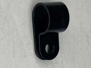 Plastic P Clips Black 10mm Fastener for Conduit Wire Cable Tubing Plants PA66HS - Picture 1 of 24
