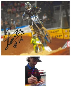 Dylan Ferrandis supercross motocross racer signed 8x10 photo COA proof autograph - Picture 1 of 2