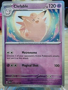 Clefable 079/167 - Twilight Masquerade - NM/M Pokemon Card - Foto 1 di 1