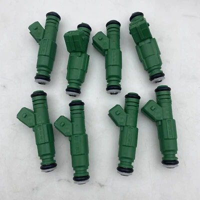 8pcs 0280155968 OEM 4-hole 42lb Injectors fits LS1 LT1 LS6 Chevy Ford Mustang Foto 1 de 4