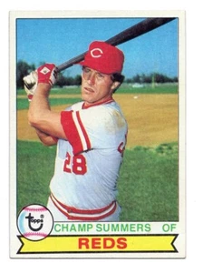 CHAMP SUMMERS REDS TOPPS BASEBALL CARD 1979 - Picture 1 of 1