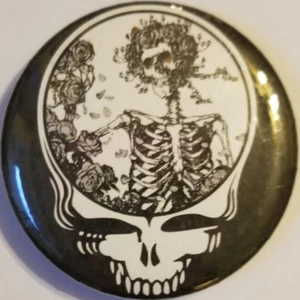 2.25 Inch Magnetic Bottle Opener Grateful Dead Stealie b&w Bertha - Picture 1 of 2