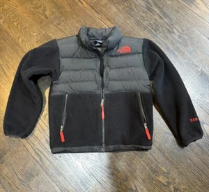 The North Face Boys Jacket Retro Denali Fleece Blue Black Size Small 7-8 - Picture 1 of 3