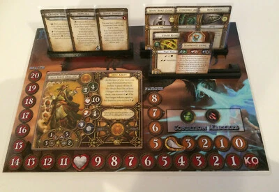 For The Descent Second Edition Brettspiel Spielermatte und Kartenhalter - Bild 1 von 3