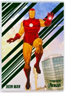 2022 Fleer Ultra Avengers Iron Man #35 lámina verde paralelo - Imagen 1 de 1
