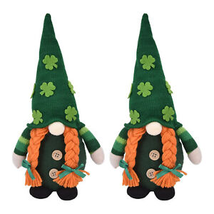 Irish Gnome Green Color That Expresses Holiday Feeling Plush Elves That