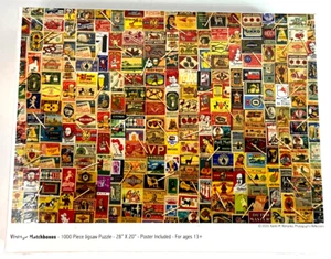 MATCHBOXES 1000 Pc Jigsaw Puzzle COLORCRAFT Poster Incl. Age 13+, Sealed, New - Picture 1 of 5
