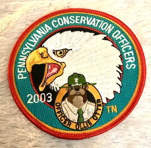 2003 UFFICIALI DELLA CONSERVAZIONE DELLA PENNSYLVANIA PATCH - Foto 1 di 2