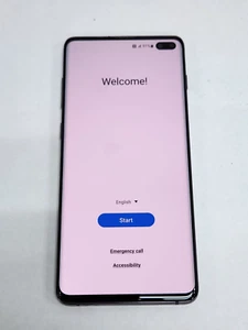 DEFECTIVE -  Samsung Galaxy S10+ - Black - 128 GB - GSM Unlocked - 9124 - Picture 1 of 6