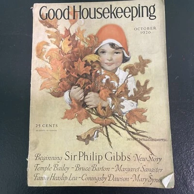 OCTOBER 1926 GOOD HOUSEKEEPING magazine - Image 1 of 4