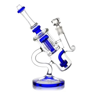 10'' Water Pipe Special Bong Perc Bong Smoking Hookah Heavy Glass Bongs - Picture 1 of 7