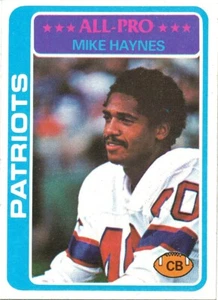 1978 Topps Mike Haynes RAIDERS PATRIOTS ASU SUN-DEVILS HOF - Bild 1 von 1