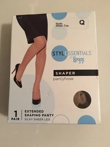 2 Style Essentials by Leggs Shaper Strumpfhosen Größe Q / transparente Zehenfarbe nude. - Bild 1 von 3