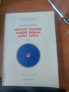 BUCH Tagungsakte Psychologie Religion Kultur Proing Turin 1987 Band - Bild 1 von 3