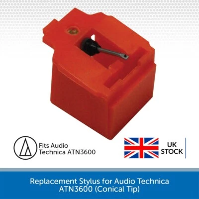 Replacement Stylus Audio Technica ATN3600 Turntable Record Player AT-LP60 - Image 1 of 4