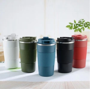 510ml Coffee To Go Kaffee Thermobecher auslaufsicher Kaffeebecher Edelsta # - Bild 1 von 11