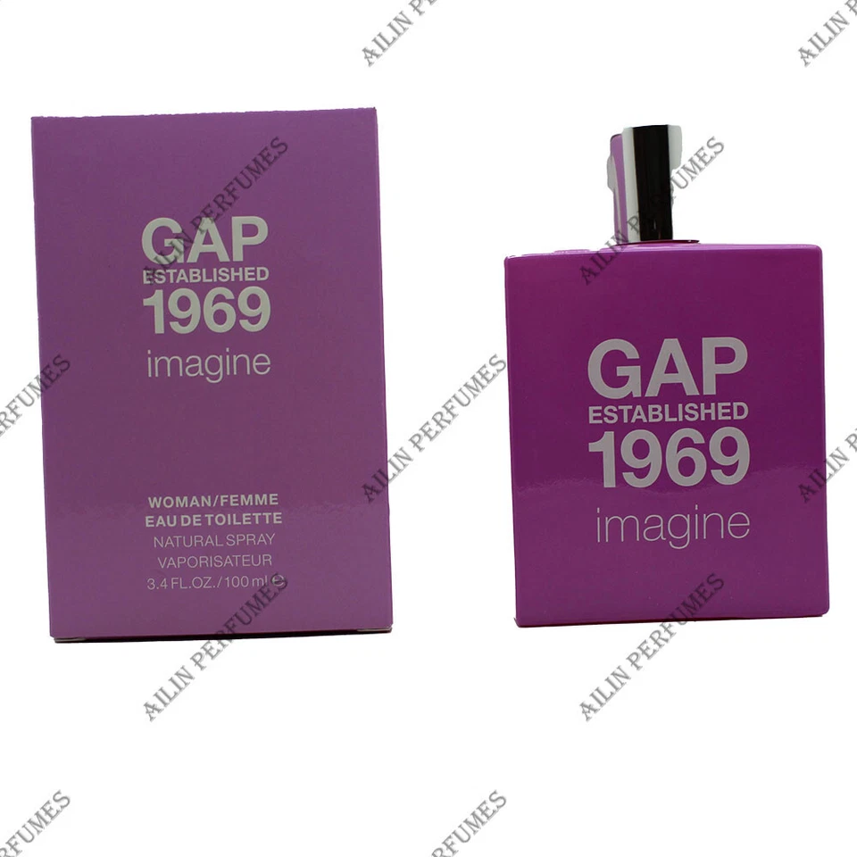 Gap 1969 Imagine Perfume Women Eau De Toilette EDT Spray 3.4 Oz 100 Ml