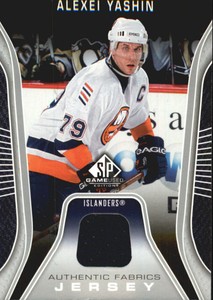 2006-07 SP Game Used Authentic Fabrics #AFAY Alexei Yashin Jsy