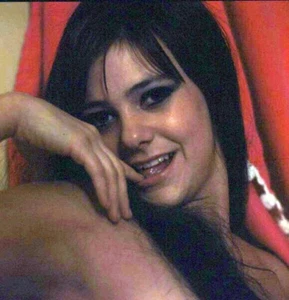 1960s Original 120 Color Risqué Transparency Cute Topless Brunette Close-Up vv - Picture 1 of 1