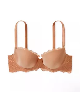 Victoria’s Secret Toffee Lightly Lined Lace Push up Bra Retail $50 - Picture 1 of 6