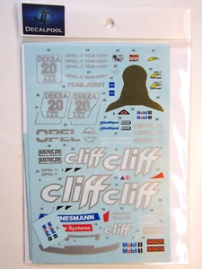 Decalpool 1/24 Opel Team Joest Calibra "Cliff" DTM 1995 Decal Sheet DP259 - Picture 1 of 3