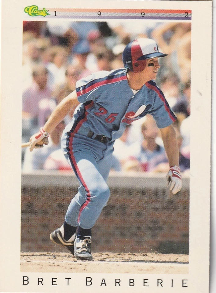 FREE SHIPPING-MINT-1992 Classic I #T9 Bret Barberie - Montreal Expos - Image 1 of 1